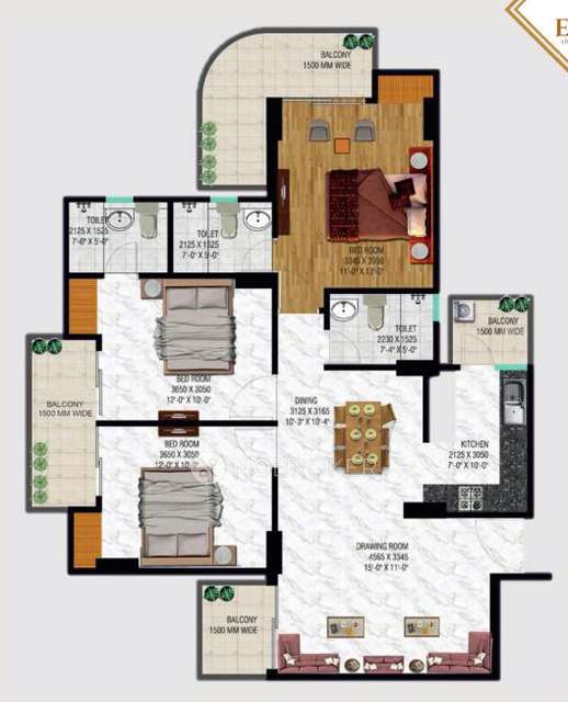 3 BHK Flat In Sublime Spring Elmas For Sale  In Sector 12, Greater Noida West