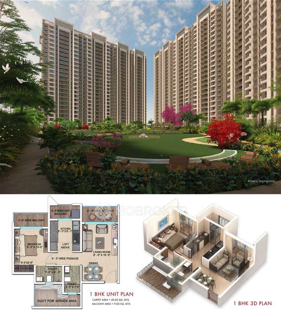 1 BHK Flat In Regency Anantham, Dombivli East for Rent  In Dombivali East