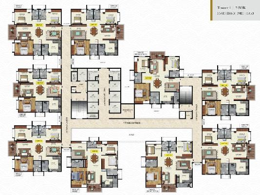 3 BHK Flat In Raghava Wave For Sale near Tellapur