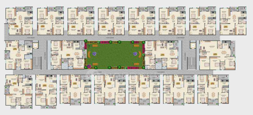 3 BHK Flat In Jp Lavender For Sale  In Hoskote