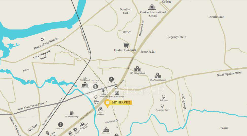 3 BHK Flat In Yogiraj My Heaven For Sale  In Dombivli East