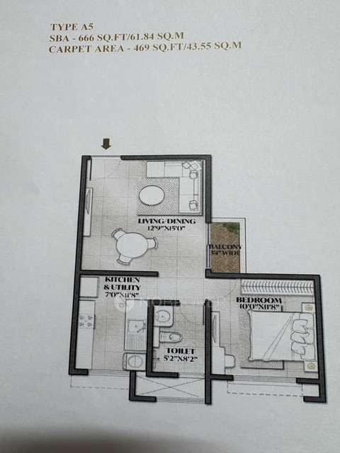 1 BHK Flat In Prestige City For Sale  In Prestige City Road