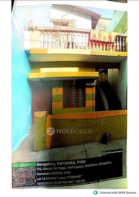 1 RK House For Sale  In 74, Shri Chowdeshwari Temple Rd, Gokula 1st Stage, Hmt Layout, Mathikere, Bengaluru, Karnataka 560054, India