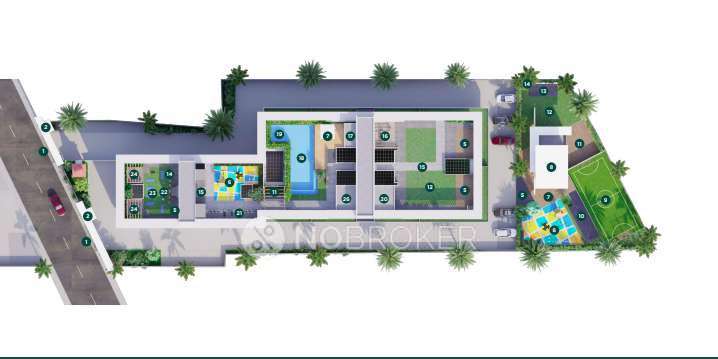 3 BHK Flat In Ram India Palm Drive For Sale  In Kharadi