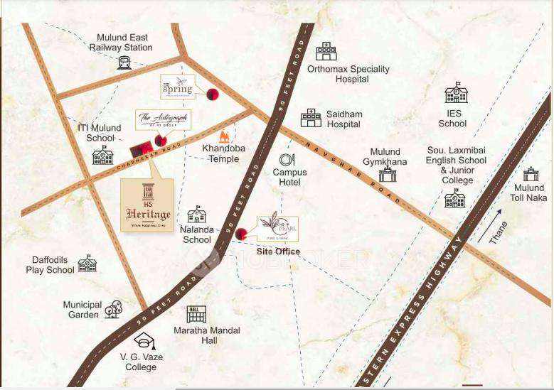 2 BHK Flat In Hs Heritage For Sale  In Mulund East