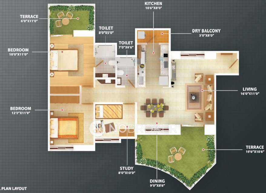 3 BHK Flat In  Paradiso For Sale  In Pimpri-chinchwad