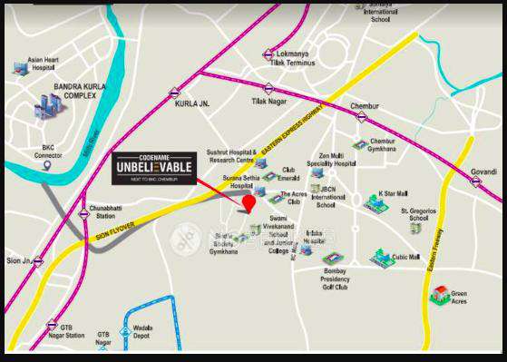 2 BHK Flat In Paradigm 71 Midtown For Sale  In Chembur