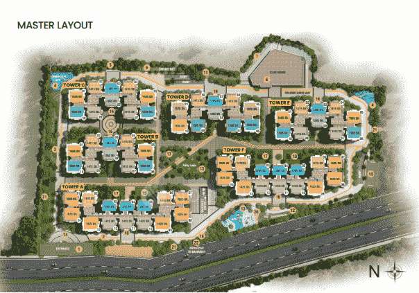 3 BHK Flat In Ramky One Orion For Sale  In Pocharam