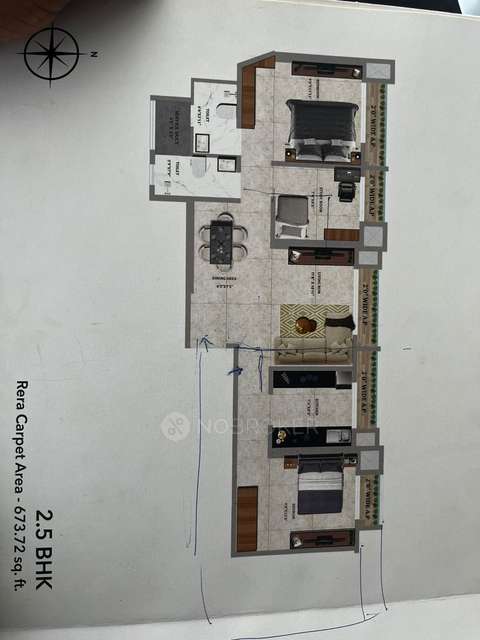 2 BHK Flat In Jagdale Avessa For Sale  In Thane West