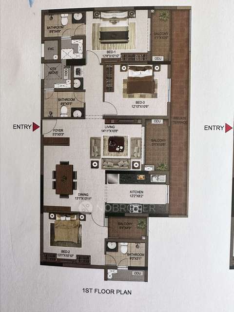 3 BHK Flat In Casagrand First City For Sale  In Sholinganallur