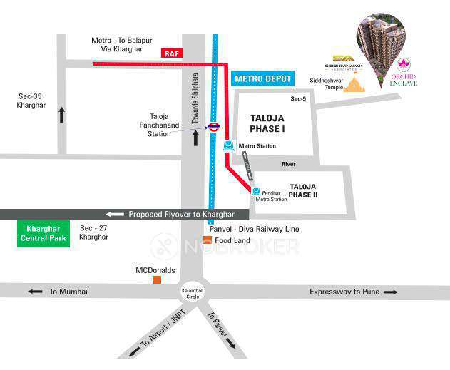 1 BHK Flat In Siddhivinayak Orchid Enclave For Sale  In Taloja