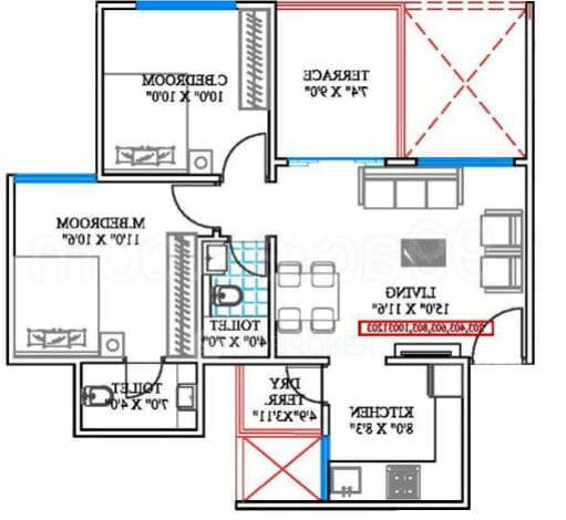 2 BHK Flat In The Skylark. By Mohisha Realtors For Sale  In Ravet