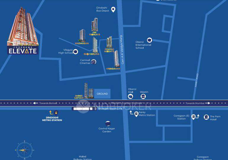 2 BHK Flat In Je And Vee Saidham For Sale  In Malad East