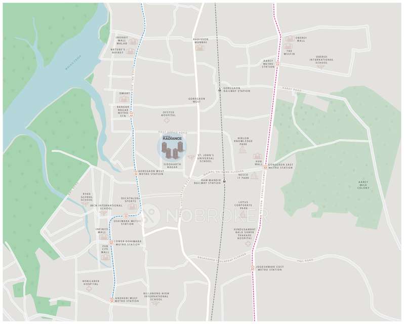 2 BHK Flat In Kalpataru Radiance For Sale  In Goregaon West