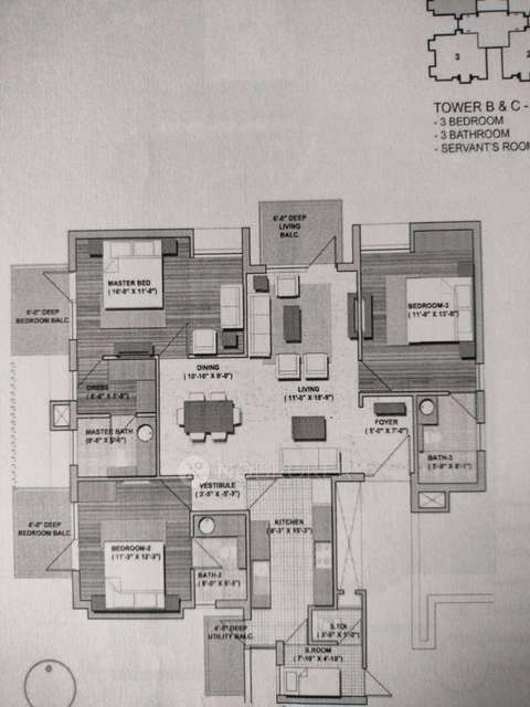 3 BHK Flat In Heritage One For Sale  In Golf Course Extension Road