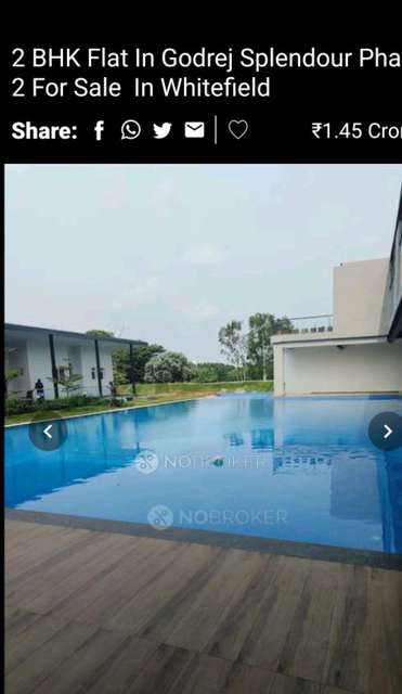 2 BHK Flat In Godrej Splendour Phase 2 For Sale  In 811b3, Dominic Layout, Hosabasavanapura, Krishnarajapuram, Bengaluru, Karnataka 560049, India