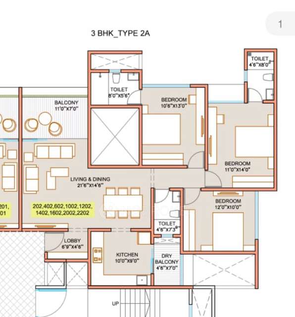 3 BHK Flat In Five Star Anp Memento For Sale  In Wakad