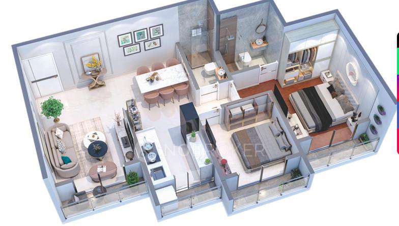 2 BHK Flat In Jp Ruchita Bliss For Sale  In Nalasopara West