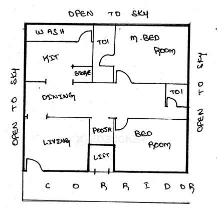 2 BHK Flat In Battini Enclave For Sale  In  Manikonda Jagir