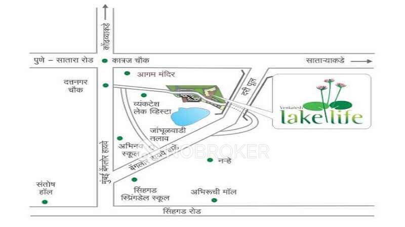 1 BHK Flat In Venkatesh Venkatesh Lake Life For Sale  In Ambegaon Bk