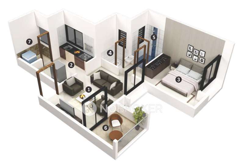 1 BHK Flat In Venkatesh Venkatesh Lake Life For Sale  In Ambegaon Bk