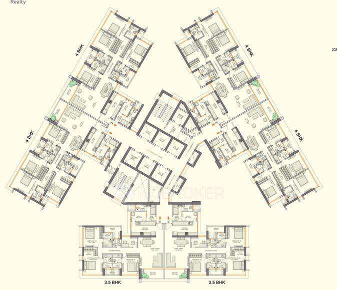 4 BHK Flat In Adani Codename Lit For Sale  In Thane West, Mumbai, Maharashtra, India