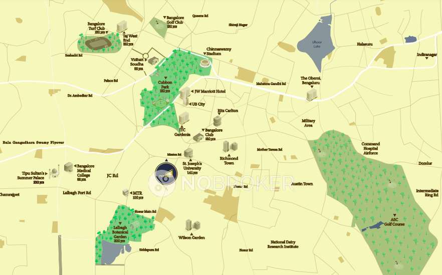 3 BHK Flat In Tvs Emerald Cascadia For Sale  In Mission Road