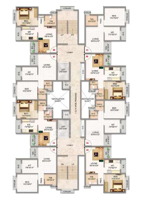 1 BHK Flat In Hb The Gateway For Sale  In Taloja