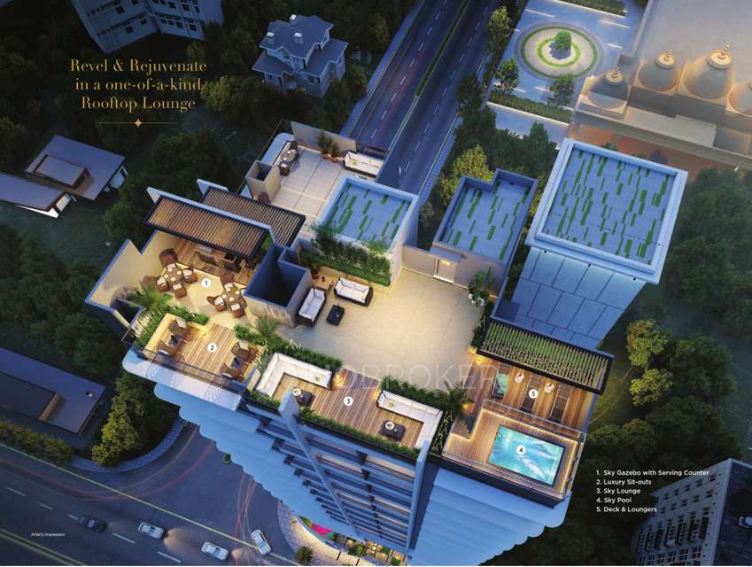 3 BHK Flat In Platinum Avenue For Sale  In  Khar West