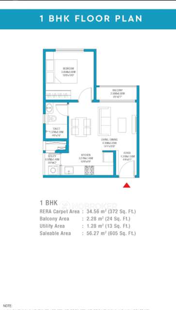1 BHK Flat In Godrej Splendour, Krishnarajapura For Sale  In Krishnarajapura
