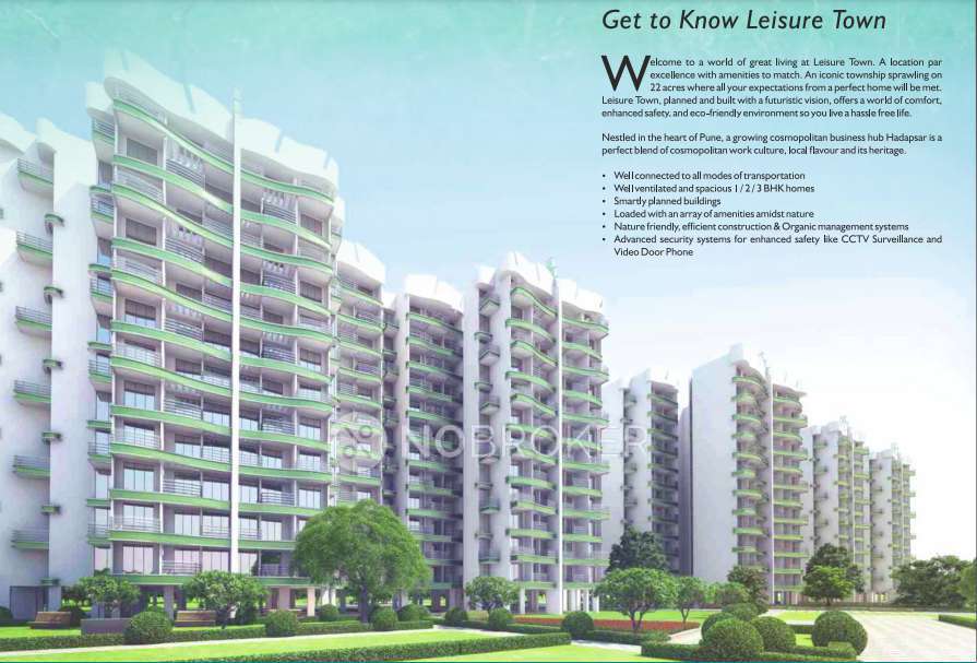 2 BHK Flat In Leisure Town, Hadapsar for Rent  In Hadapsar