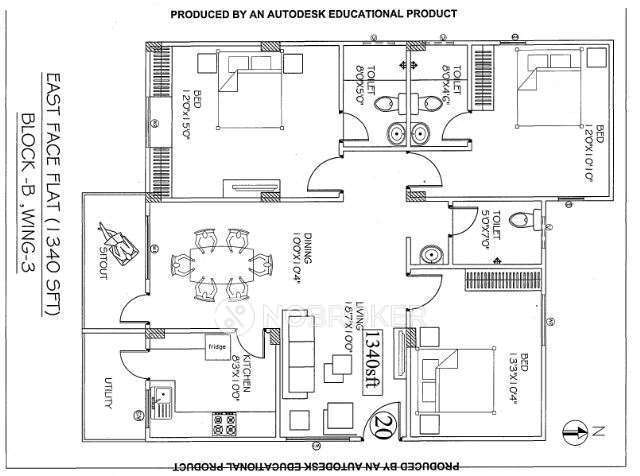 3 BHK Flat In Janapriya Greenwood Apartment For Sale  In Chikkabanavara