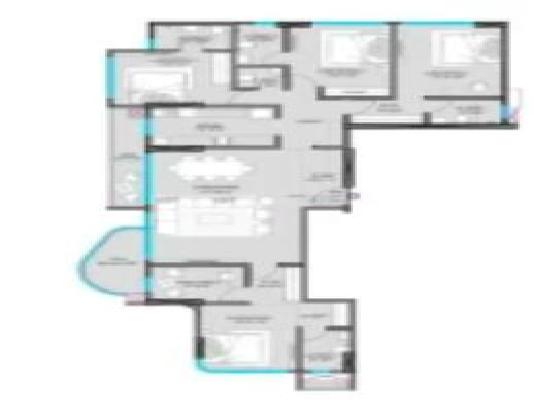 4 BHK Flat In Jet Trinity Towers For Sale  In Andheri