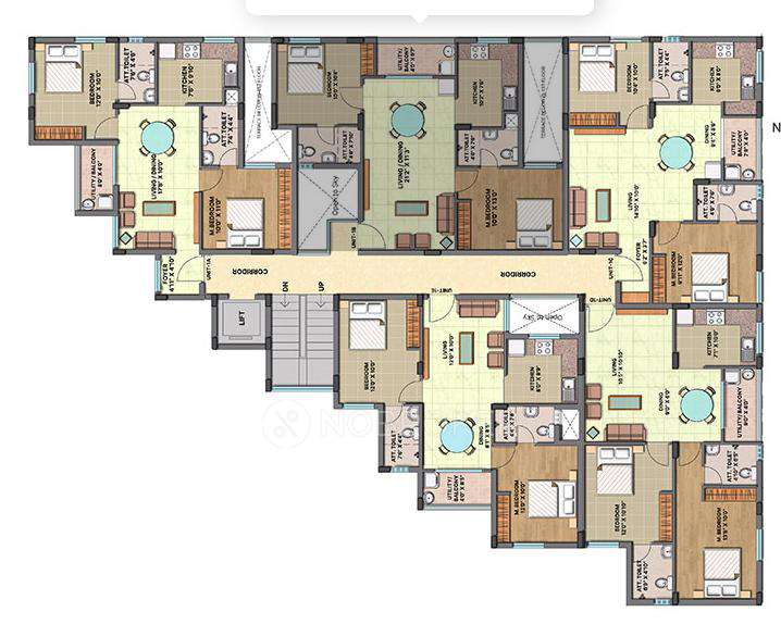 2 BHK Flat In Rld Tripti For Sale  In Mogappair West