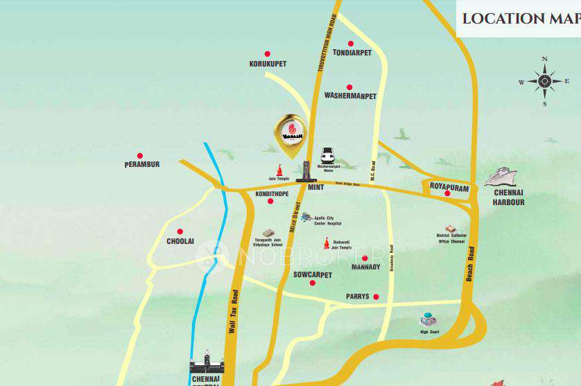 4 BHK Flat In Lifestyle Vardaan For Sale  In Washermenpet