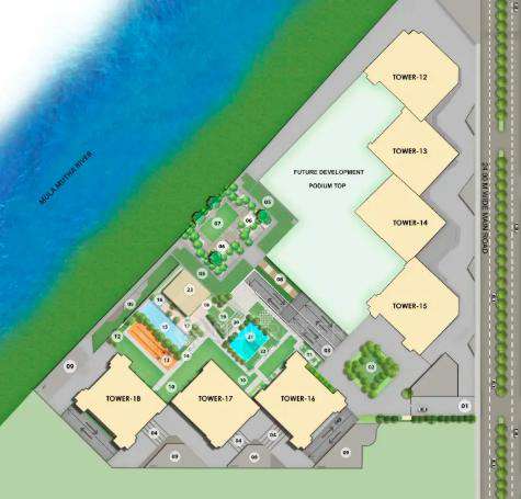 1 BHK Flat In Godrej Aqua Vista For Sale  In Keshav Nagar