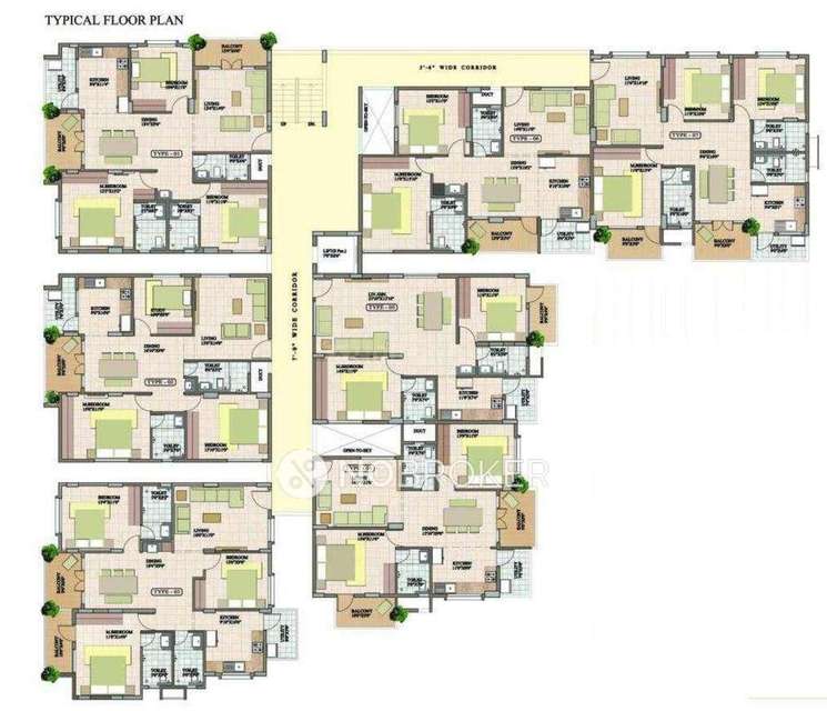 3 BHK Flat In Gk Fortune for Lease  In Thanisandra