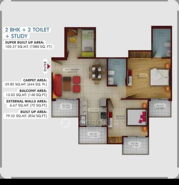 3 BHK Flat In Samridhi Grand Avenue For Sale  In Samridhi Grand Avenue