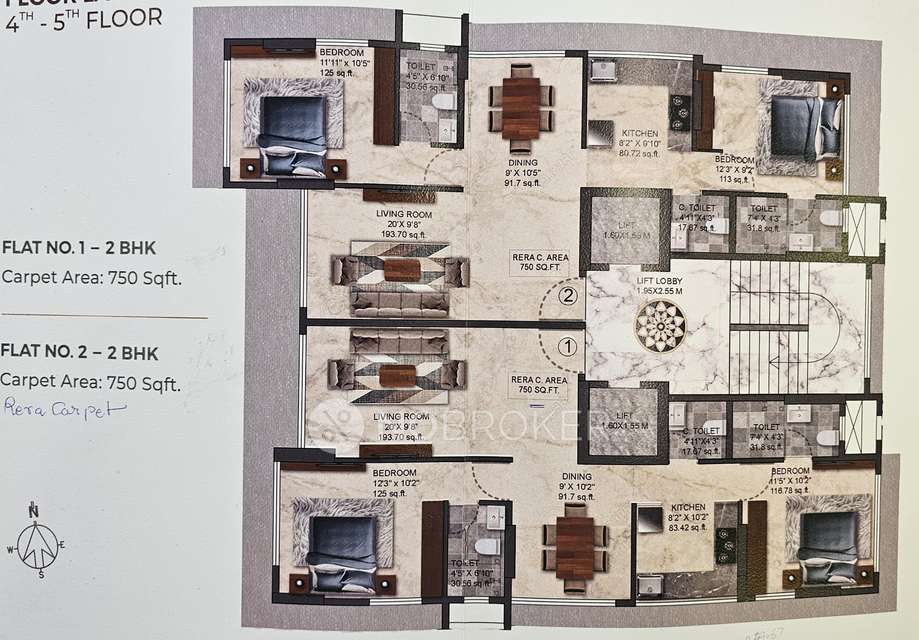 2 BHK Flat In Yashriddhi Apartments For Sale  In Vile Parle