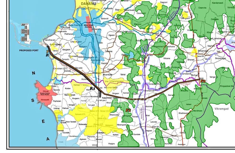 Plot For Sale  In Vadhvan Port In Palghar