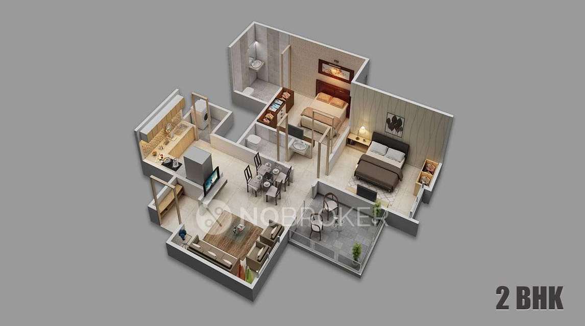 2 BHK Flat In Majestique Towers East For Sale  In Kharadi