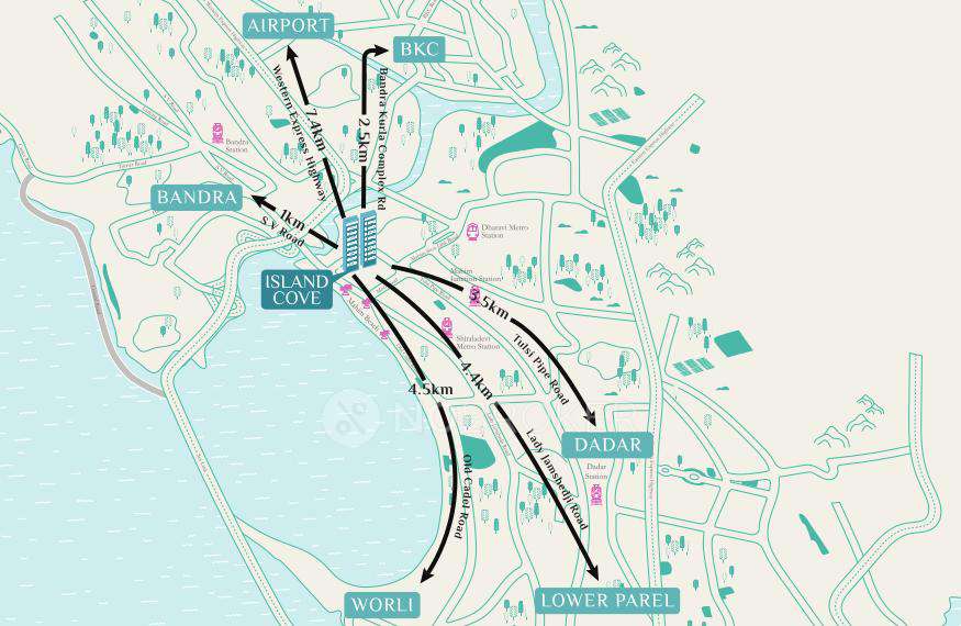 2 BHK Flat In L&t Island Cove For Sale near Bandra West