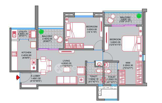 2 BHK Flat In Alpine Astonia For Sale  In Ravet