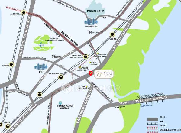 1 BHK Flat In L&t 77 Crossroads For Sale  In Ghatkopar East