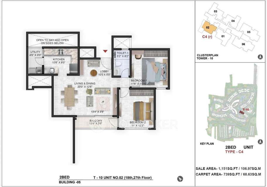 2 BHK Flat In Prestige Park Grove For Sale  In Seegahalli