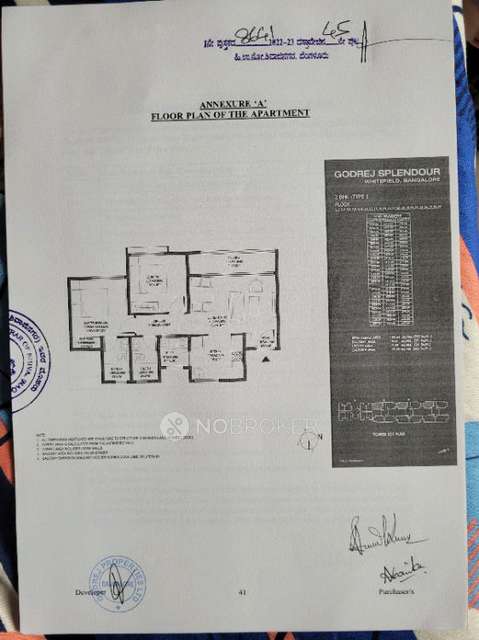 2 BHK Flat In Godrej Splendour For Sale  In Krishnarajapura