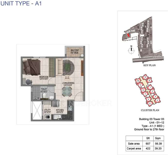 1 BHK Flat In Prestige Jindal City, Bagalakunte For Sale  In Bagalakunte