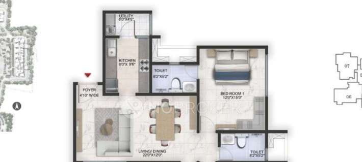 3 BHK Flat In Prestige Lavender Fields For Sale  In Varthur