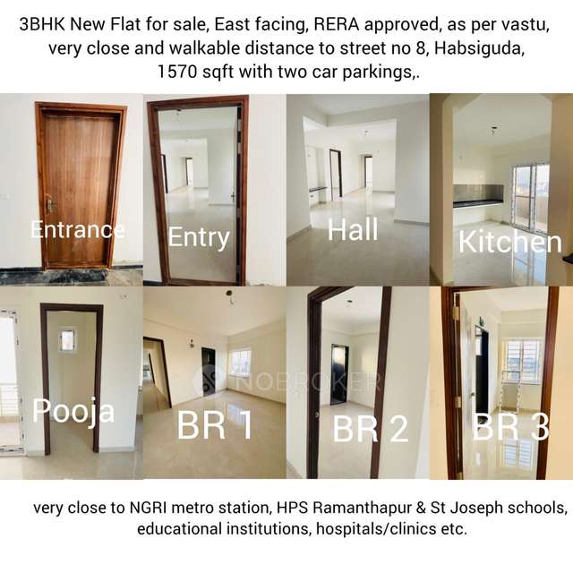 3 BHK Flat In New Construction For Sale  In Jsn Colony, Maheswari Nagar, Habsiguda