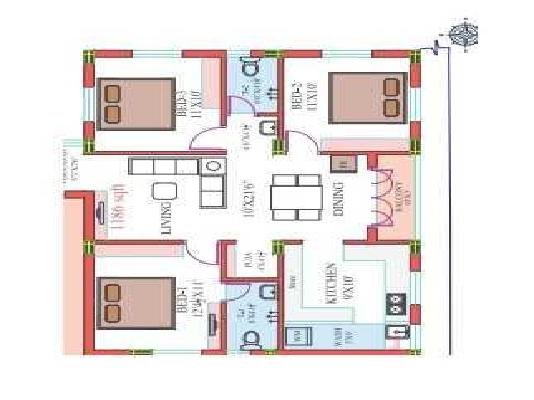 3 BHK Flat In Pks Sai Garden For Sale  In Sriperumbudur